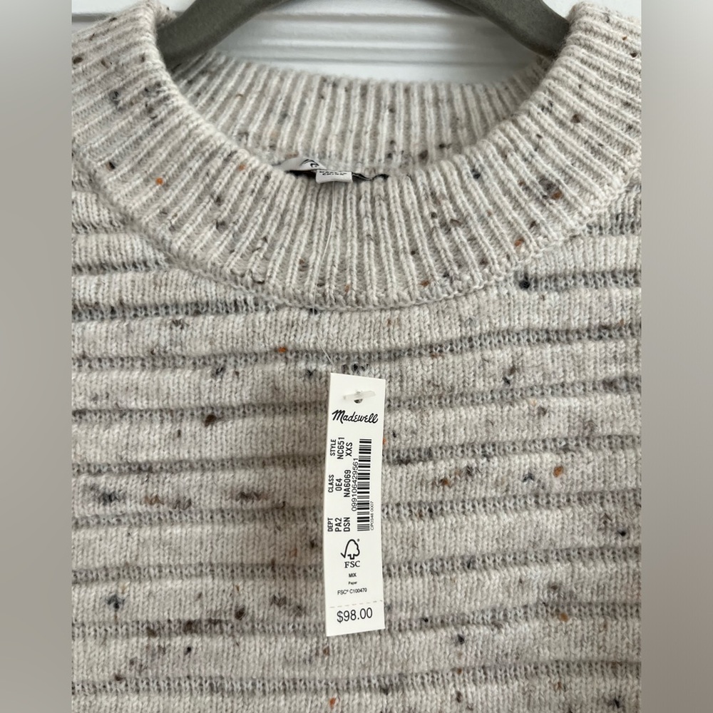 NWT! Madewell Donegal Elsmere Sweater - Picture 5 of 9